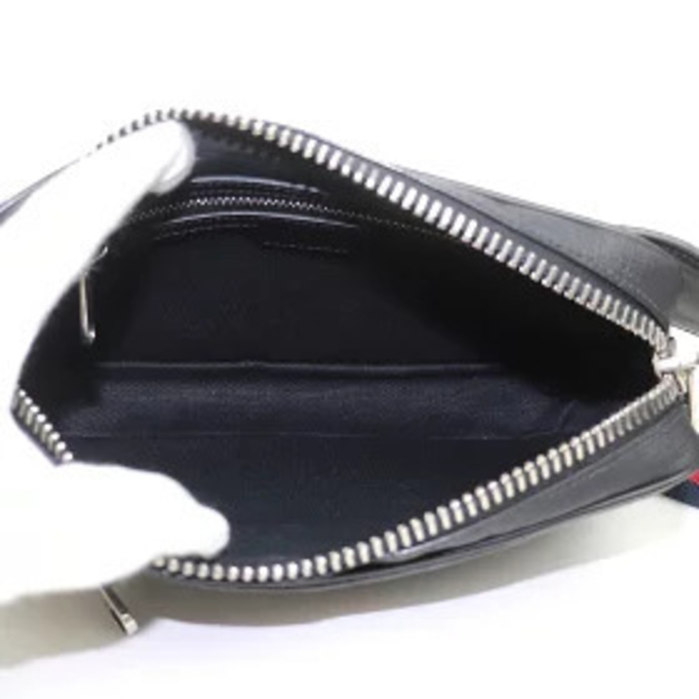 Gucci Soft GG Supreme Belt Bag Black Gray Web Hip Crossbody Plus CANVAS - Picture 12 of 13